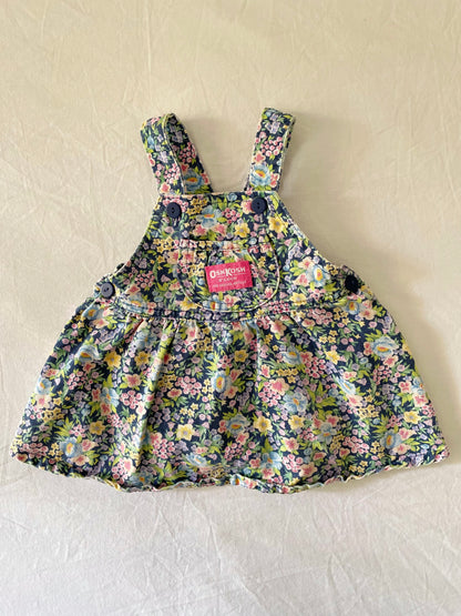 Vintage OshKosh Floral Pinny