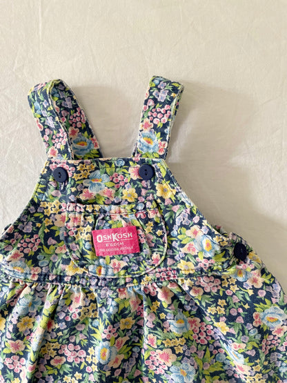 Vintage OshKosh Floral Pinny