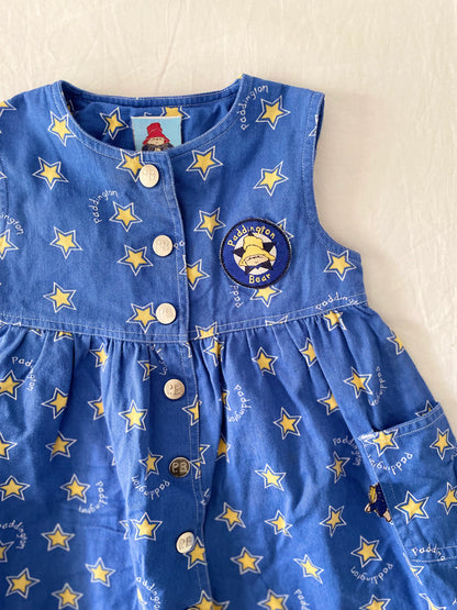 Vintage Paddington Bear Star Dress