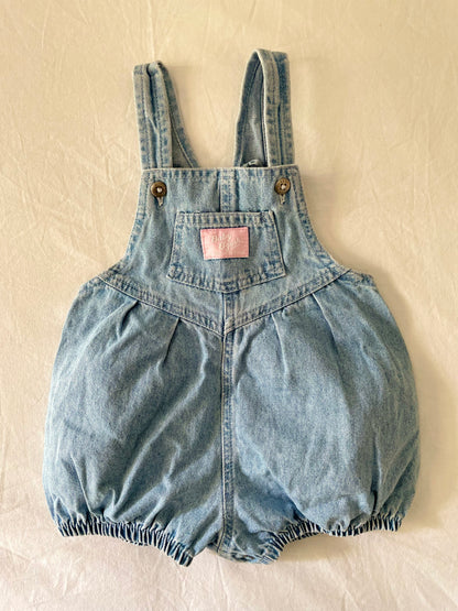 Vintage OshKosh Light Denim Bubble Romper