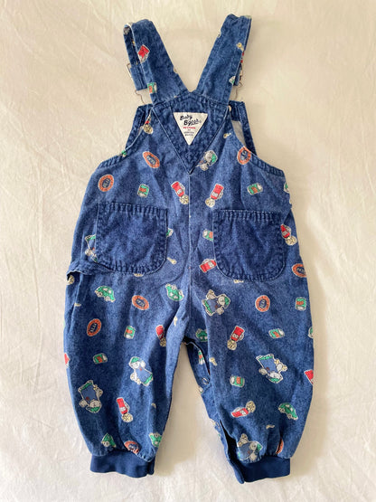 Vintage OshKosh Car Bear Overalls