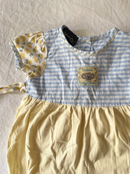 Vintage Kip & Co Sunflower Bubble Romper