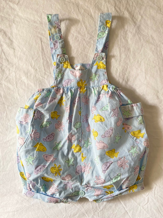 Vintage Under The Sea Bubble Romper