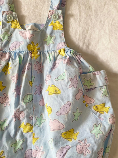 Vintage Under The Sea Bubble Romper