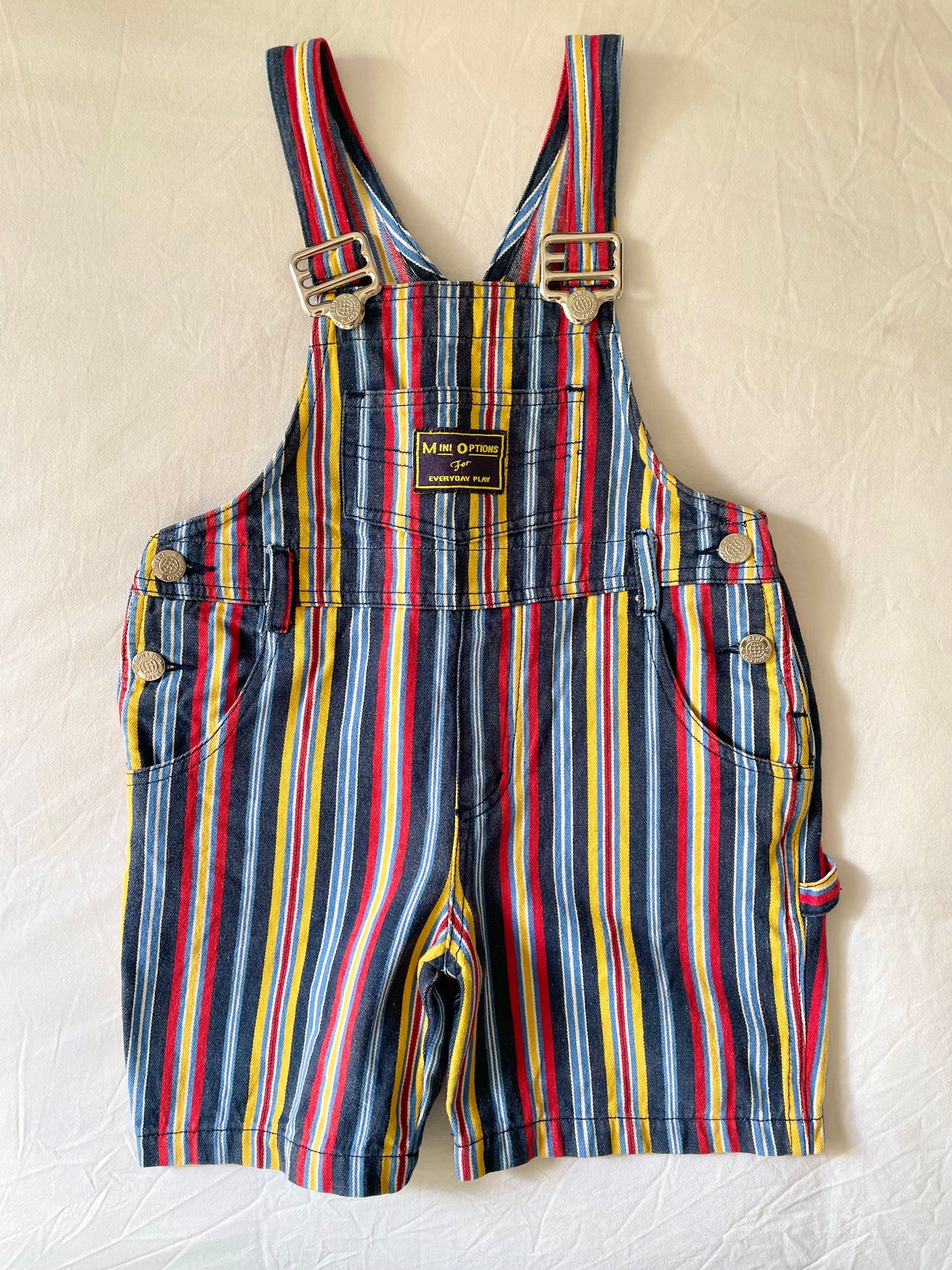 Vintage Stripe Shortalls