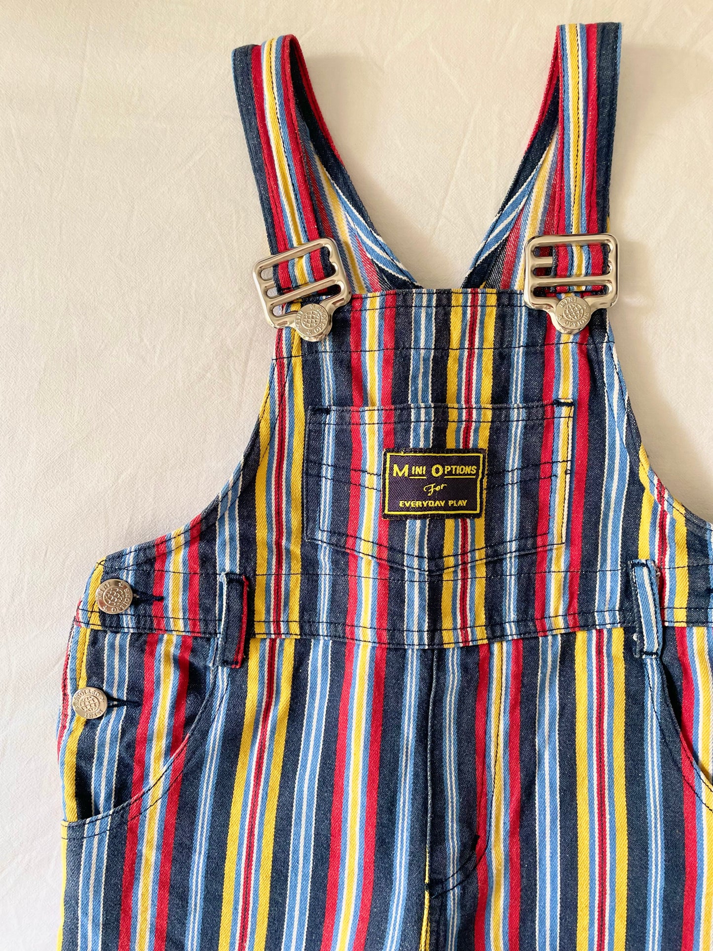 Vintage Stripe Shortalls