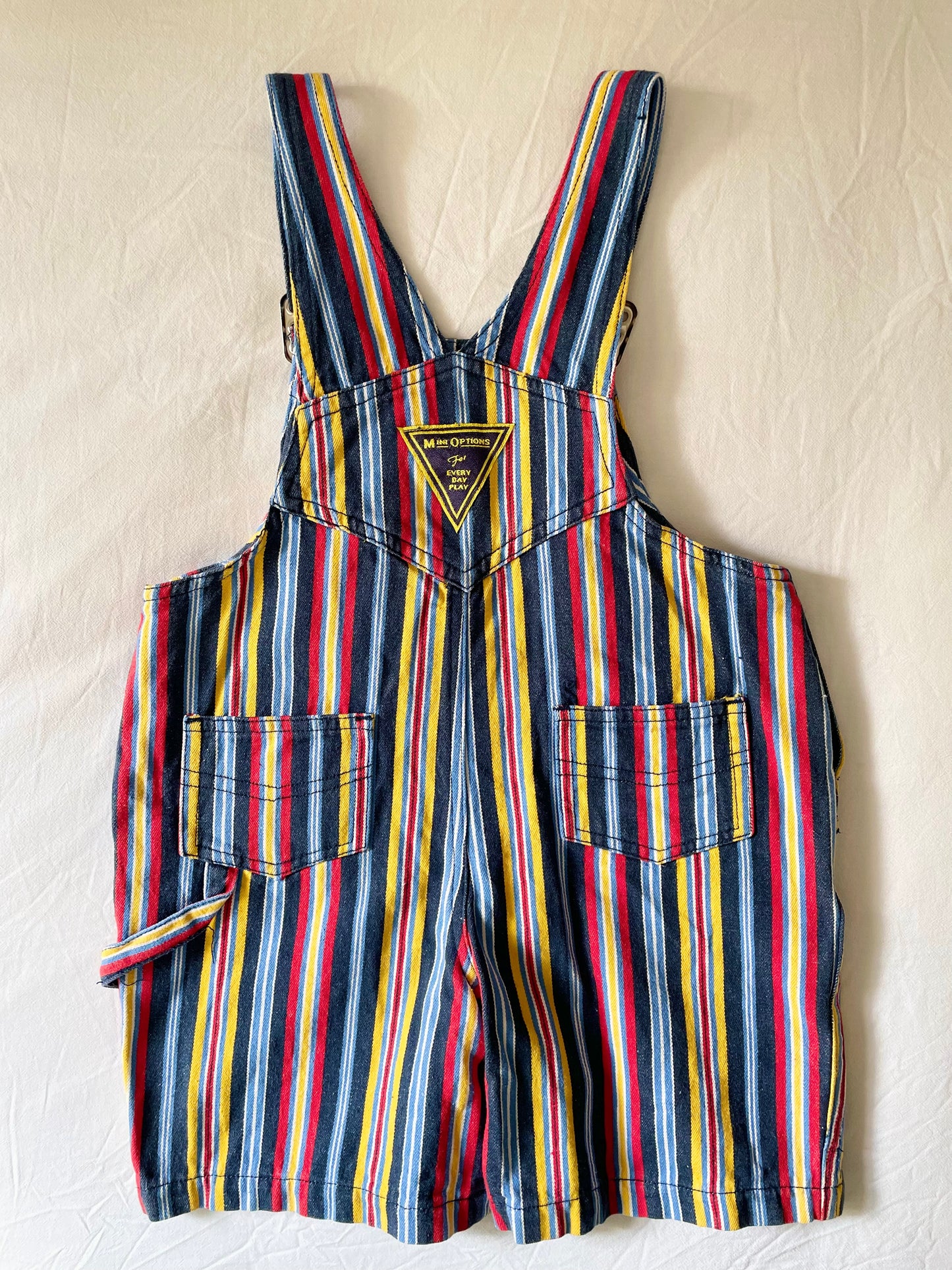 Vintage Stripe Shortalls