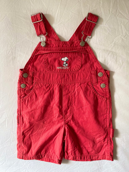Vintage Snoopy Shortalls