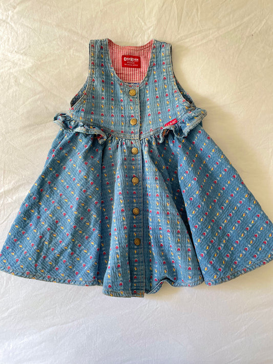 Vintage OshKosh Patterned Dress