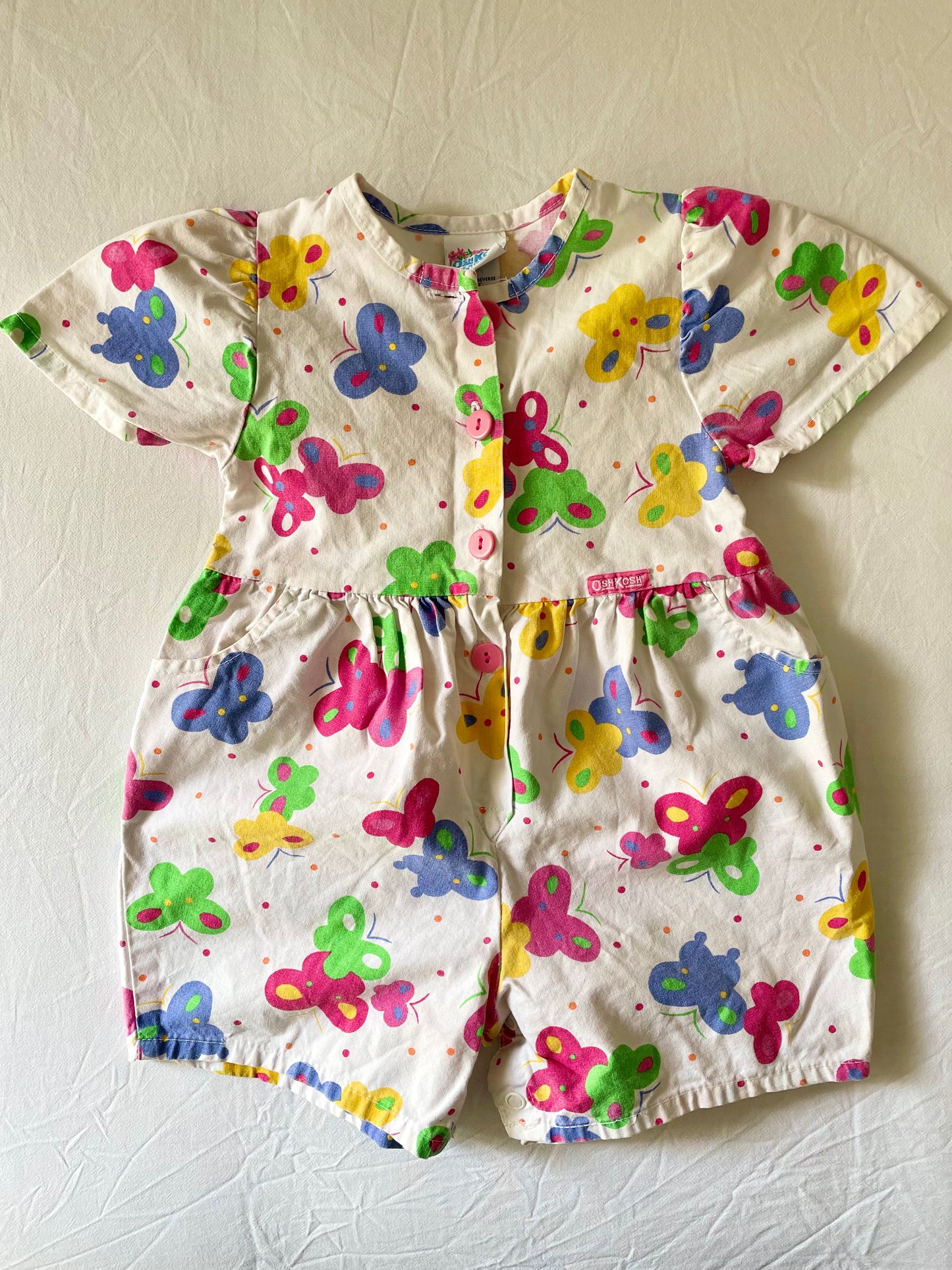 Vintage OshKosh Butterfly Romper