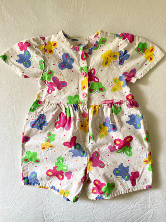 Vintage OshKosh Butterfly Romper