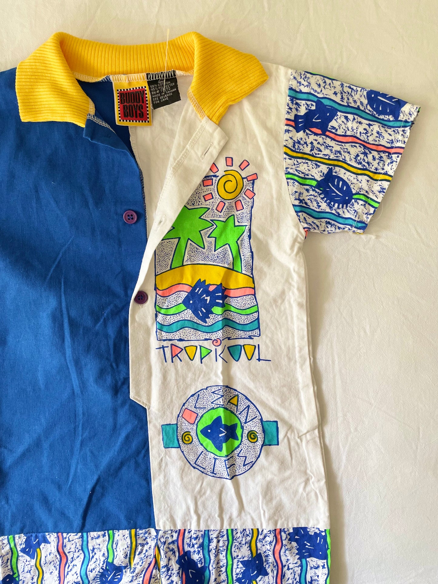 Vintage Buddy Boys Surf Romper