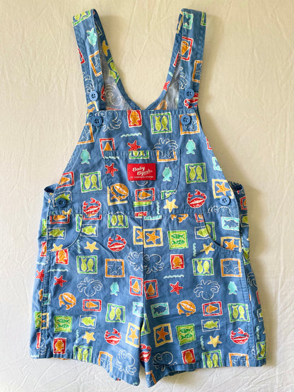 Vintage OshKosh Under The Sea Shortalls
