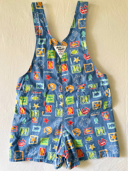 Vintage OshKosh Under The Sea Shortalls