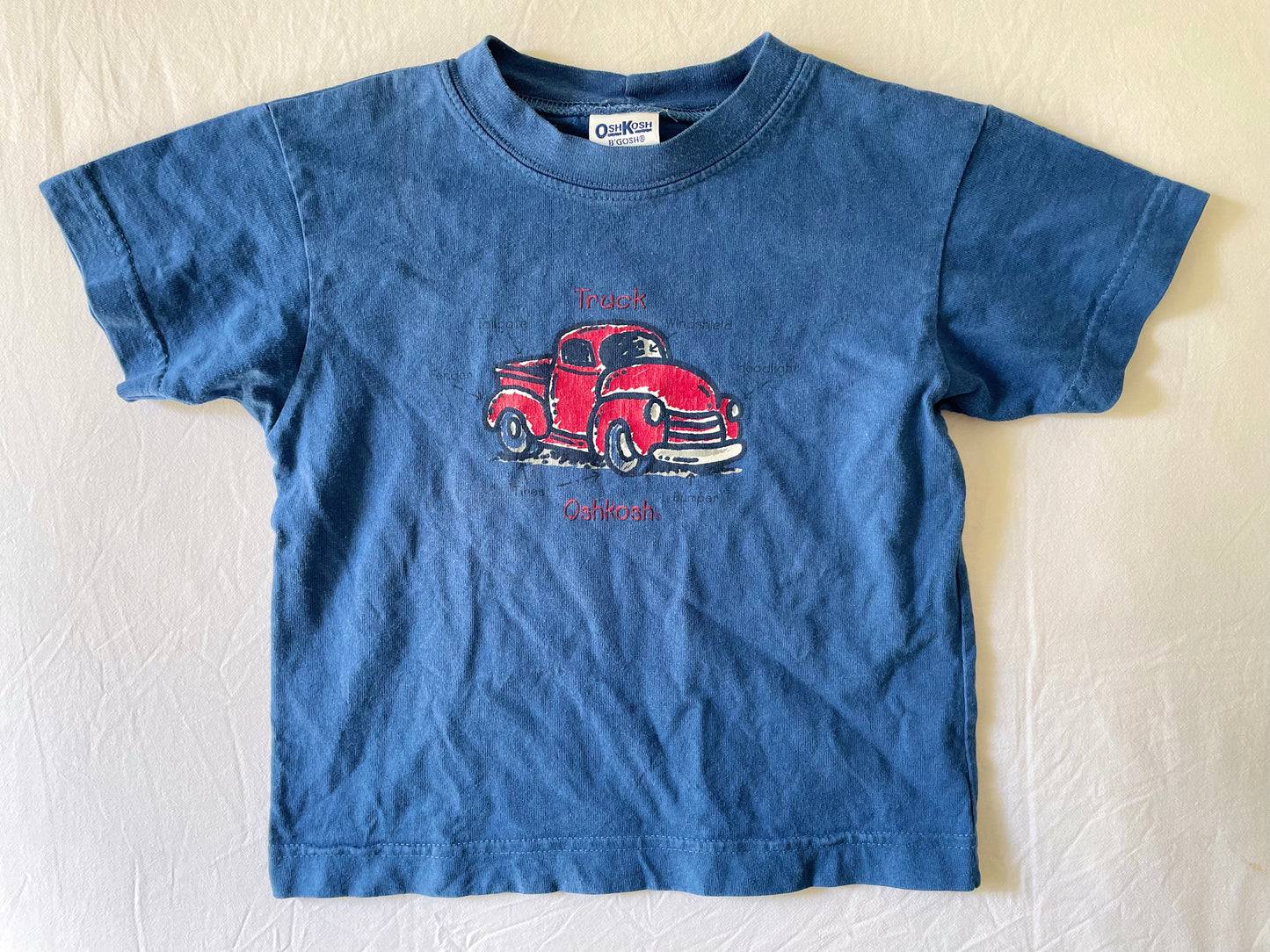 Vintage OshKosh Red Truck Tee