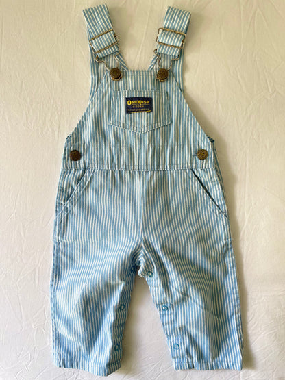 Vintage Hickory Stripe OshKosh Overalls