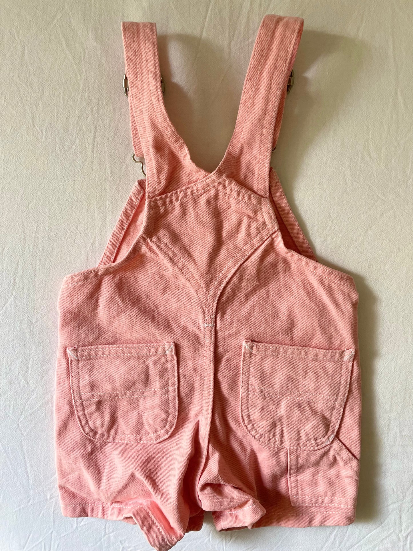 Vintage Peach Liberty Shortalls