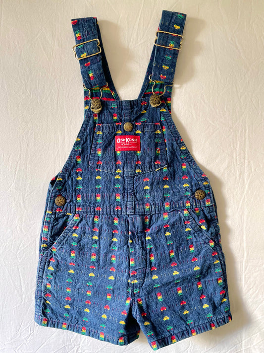 Vintage Cars OshKosh Shortalls