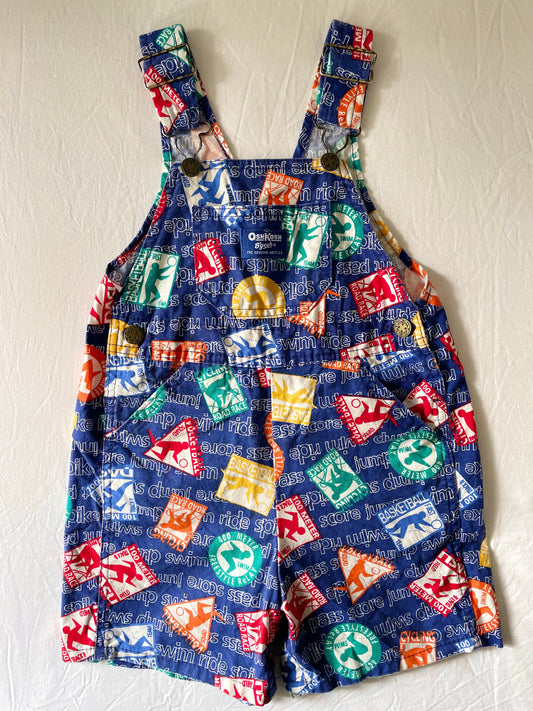 Vintage Sports OshKosh Shortalls