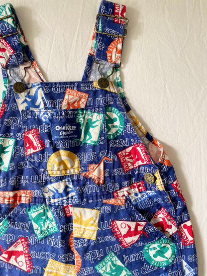 Vintage Sports OshKosh Shortalls