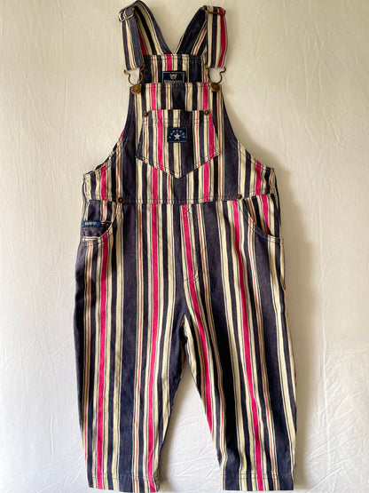 Vintage Papoose Stripe Overalls