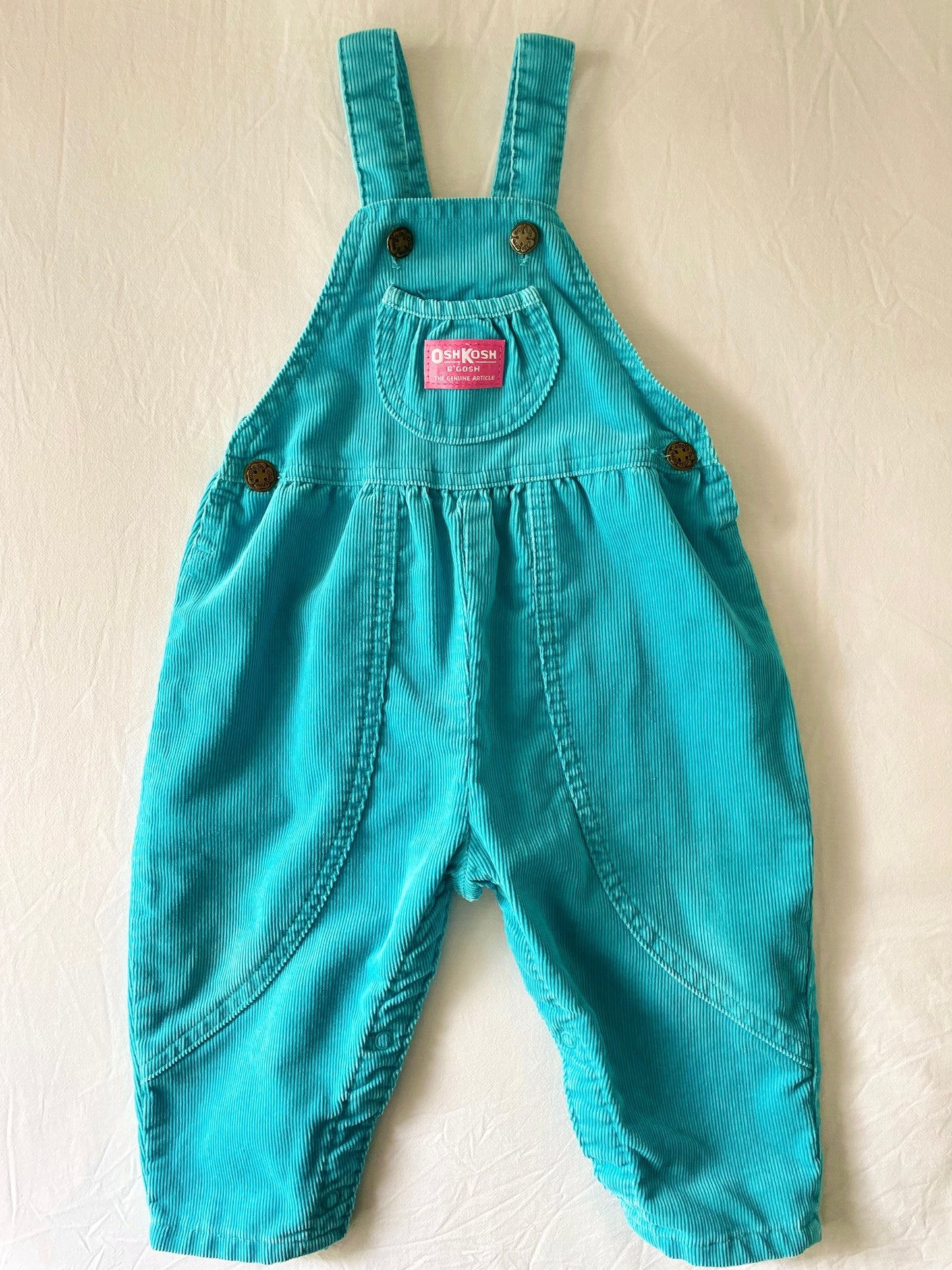 Vintage Turquoise OshKosh Overalls