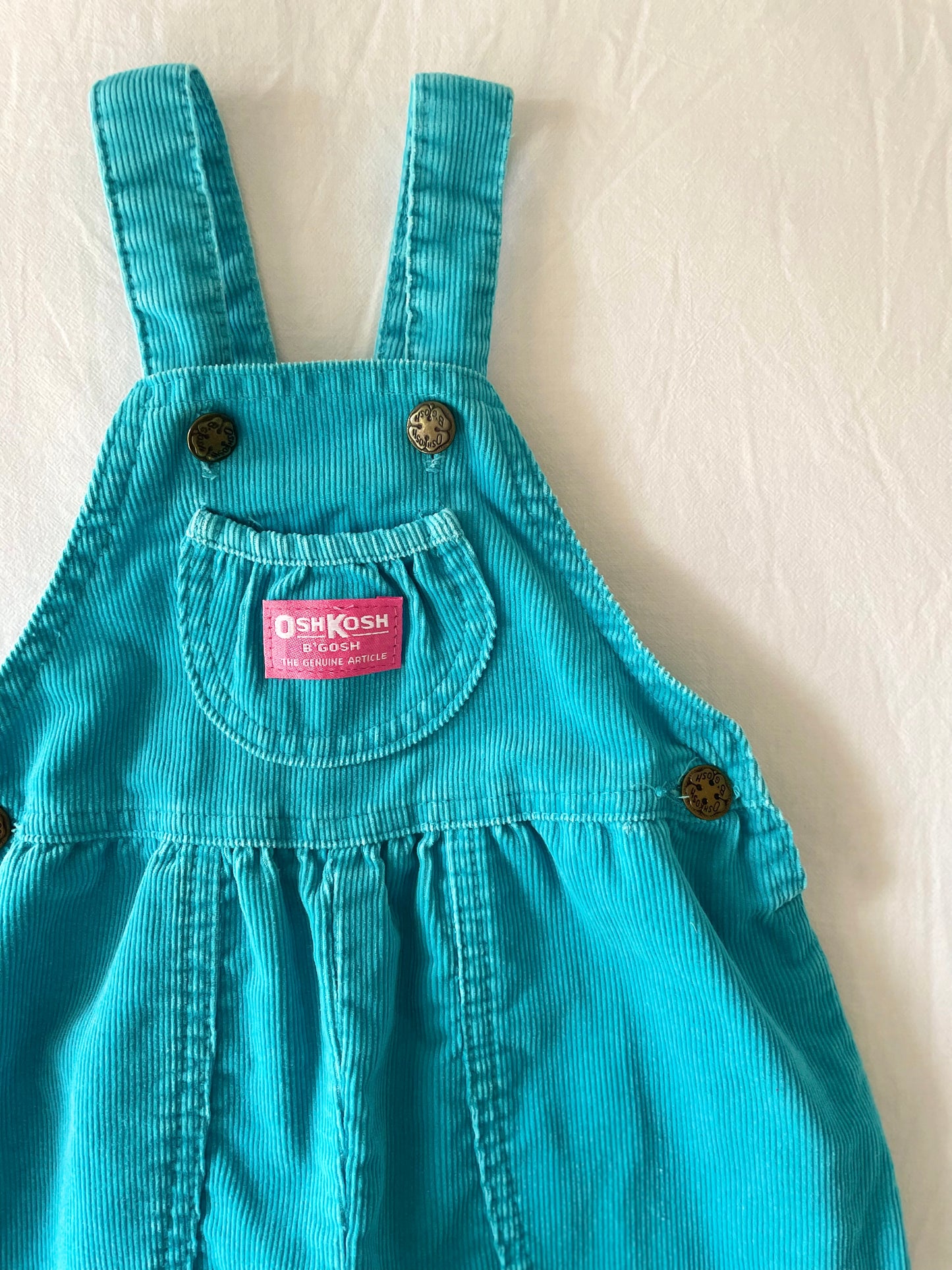 Vintage Turquoise OshKosh Overalls