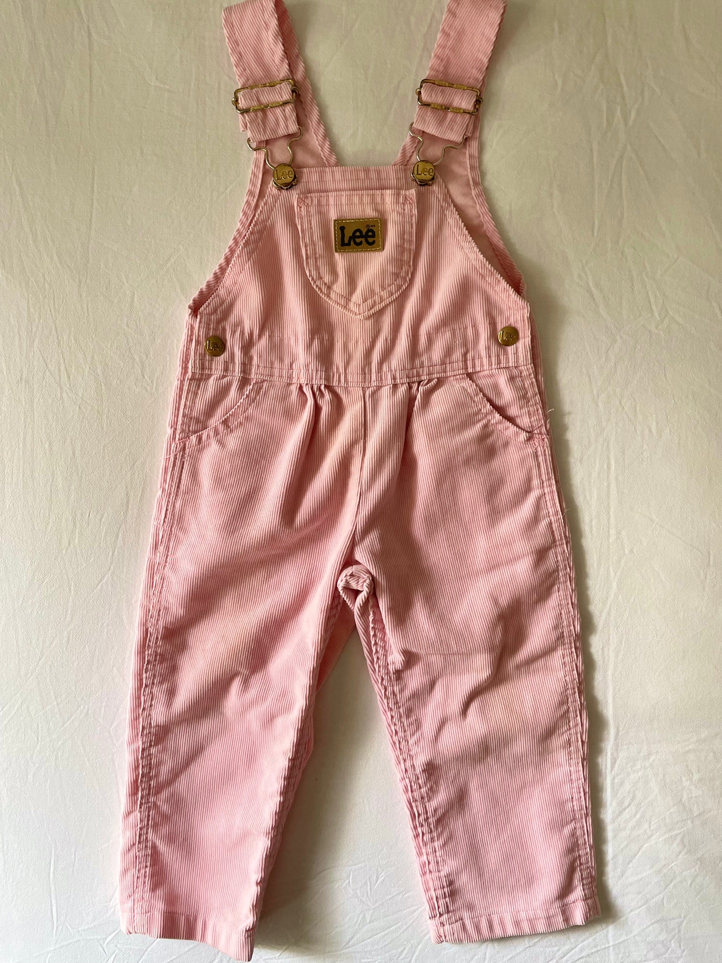 Vintage Baby Pink Lee Overalls