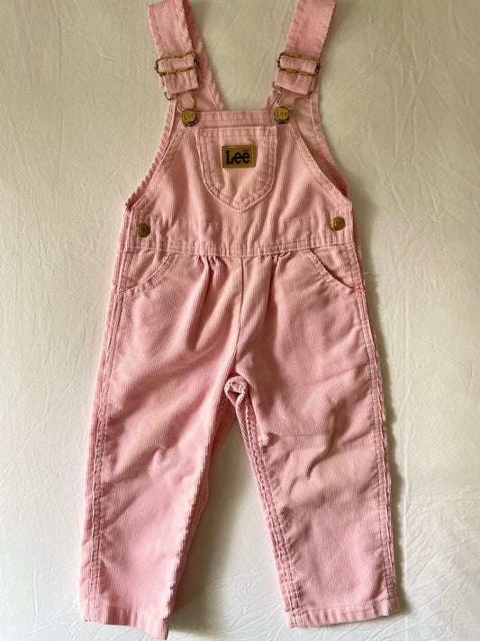 Vintage Baby Pink Lee Overalls