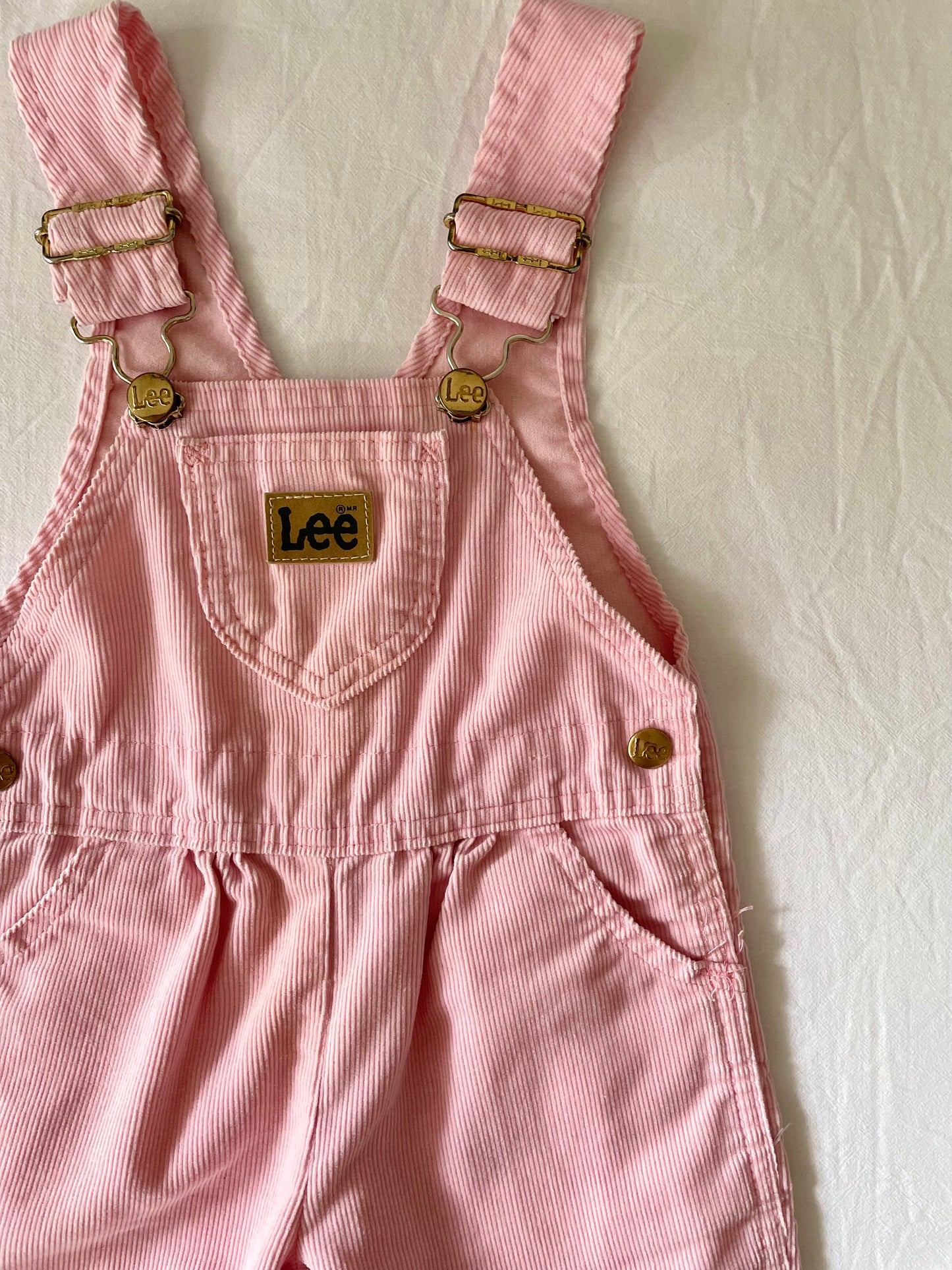 Vintage Baby Pink Lee Overalls