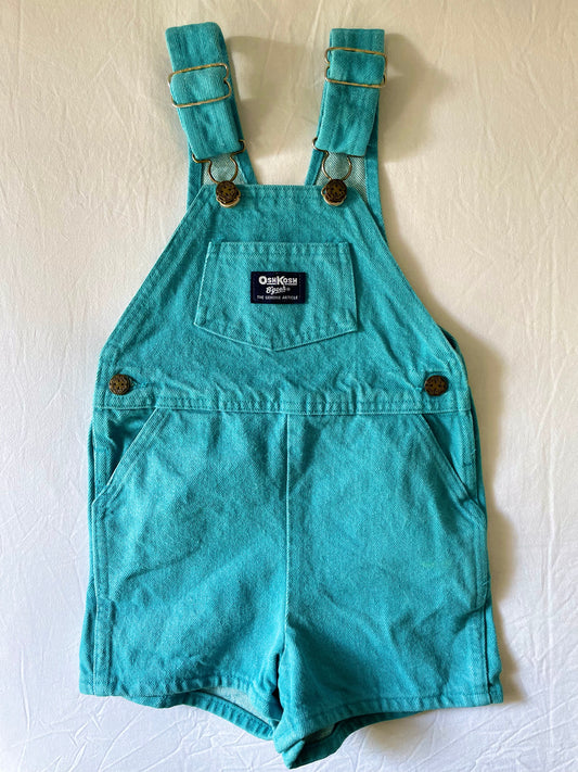 Vintage Teal OshKosh Shortalls