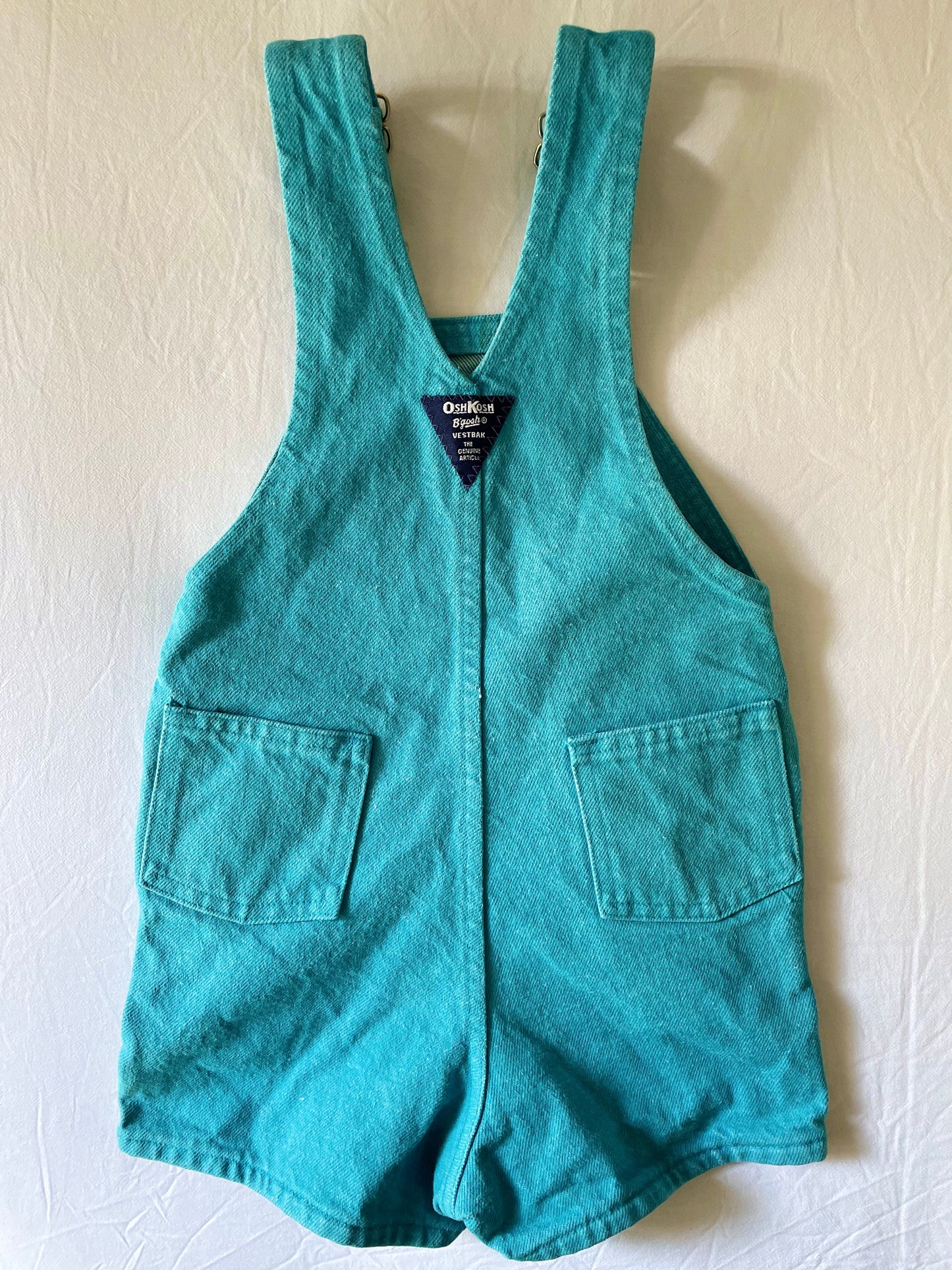 Vintage Teal OshKosh Shortalls