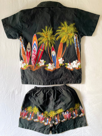 Vintage Surf Top & Shorts Set