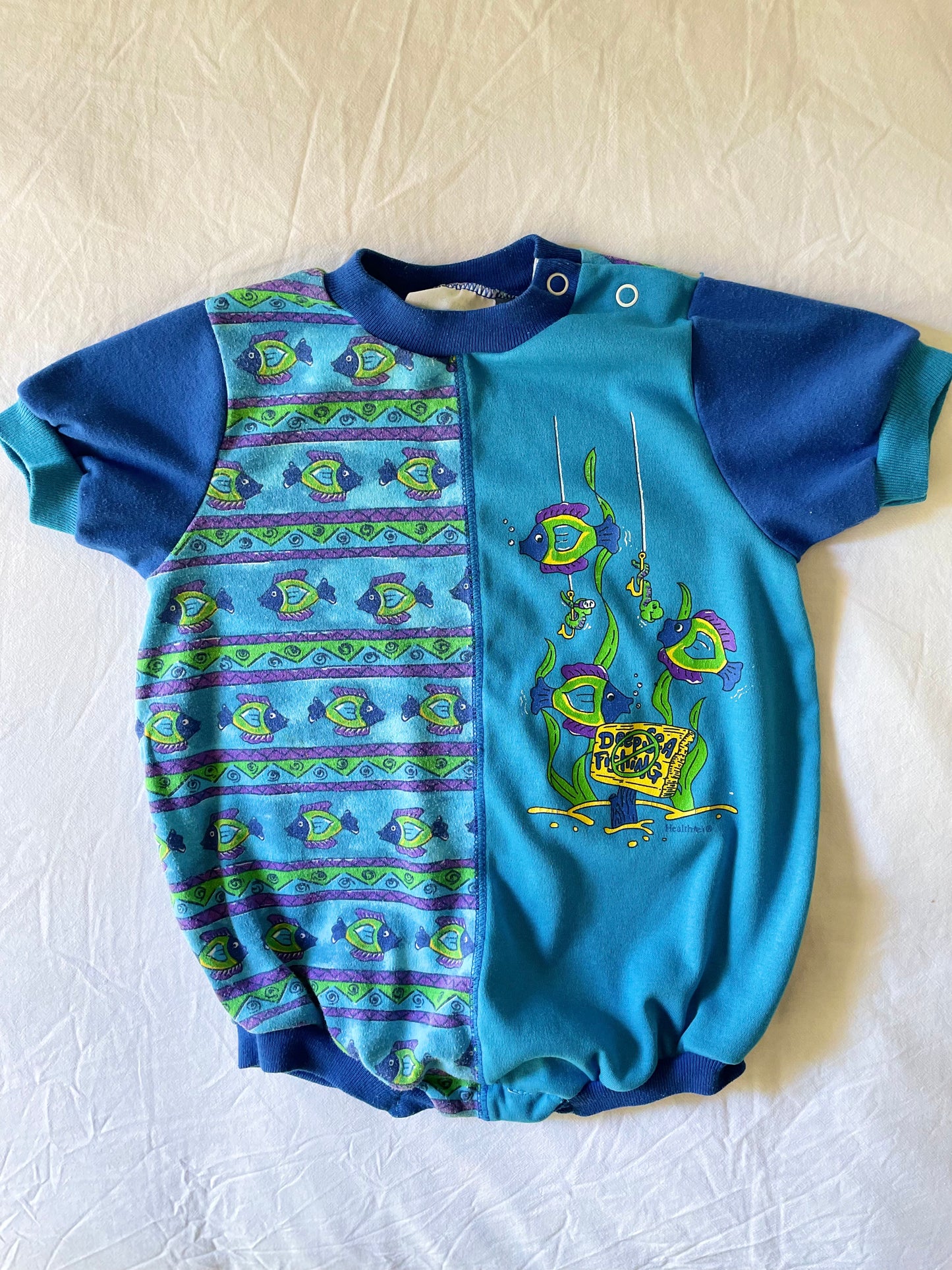Vintage Healthtex Fishy Bubble Romper