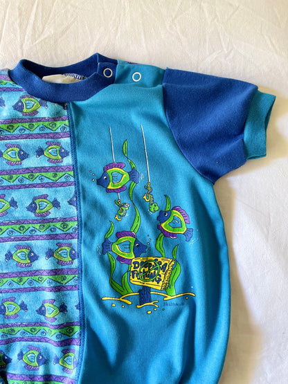 Vintage Healthtex Fishy Bubble Romper