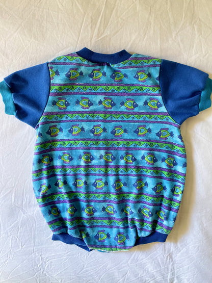 Vintage Healthtex Fishy Bubble Romper