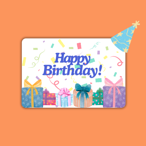 HAPPY BIRTHDAY GIFT CARD